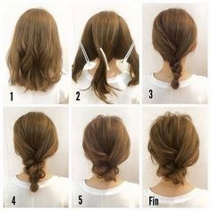 easy-updo-hairstyles-for-medium-hair-53_12 Лесни прически за средна коса