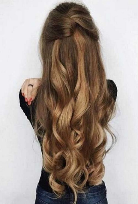 easy-updo-long-hair-55_8 Лесна прическа за дълга коса